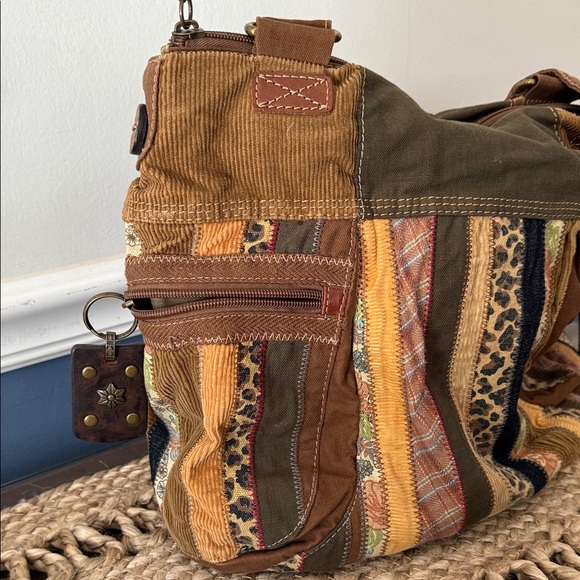 Fossil Multicolor Patchwork Shoulder Bag - Picture 4 of 7